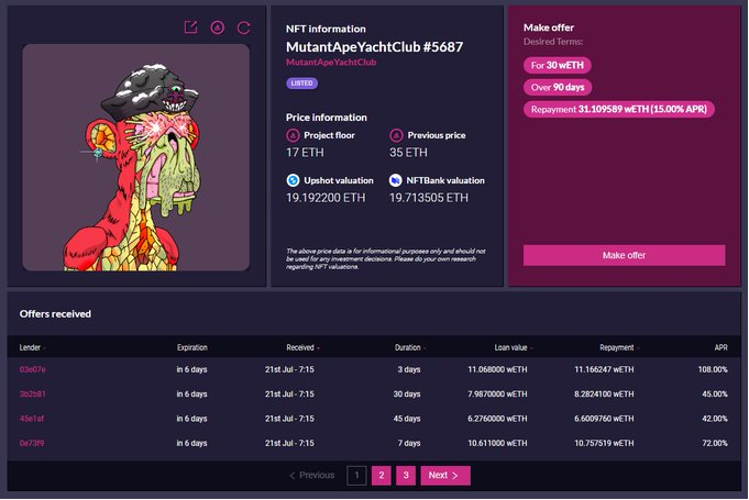 Galaxy Digital 研究员：NFT 借贷中点对点、点对池和 CDP 类型初窥